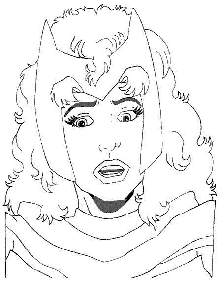 coloriage sharon carter captain america